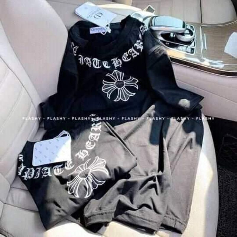 Áo phông unisex tay lỡ fom rộng in hình thánh giá
