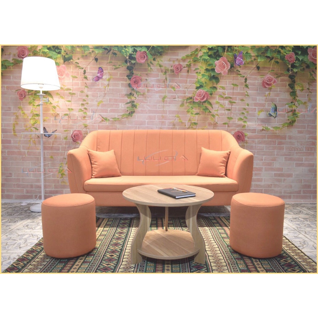Bàn trà Hình tròn 2 tầng chân cong phong cách độc đáo dùng làm bàn trà, bàn Sofa, bàn cafe, bàn phòng khách độc l