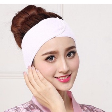 Băng Đô, Quấn Tóc Quấn Đầu Vải Nâu Xám Hồng Tím Xanh Rêu Đỏ Đô Mềm Đủ Màu Chuyên Dùng Trong Spa Thẩm Mỹ Viện