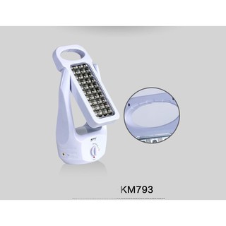 Đèn led tích điện 2 mặt LED KM 793