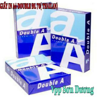 GIẤY IN DOUBLE CHẤT LƯỢNG A3, A4,A5  ĐỊNH LƯỢNG LOẠI 70GMS(THAILAN)
