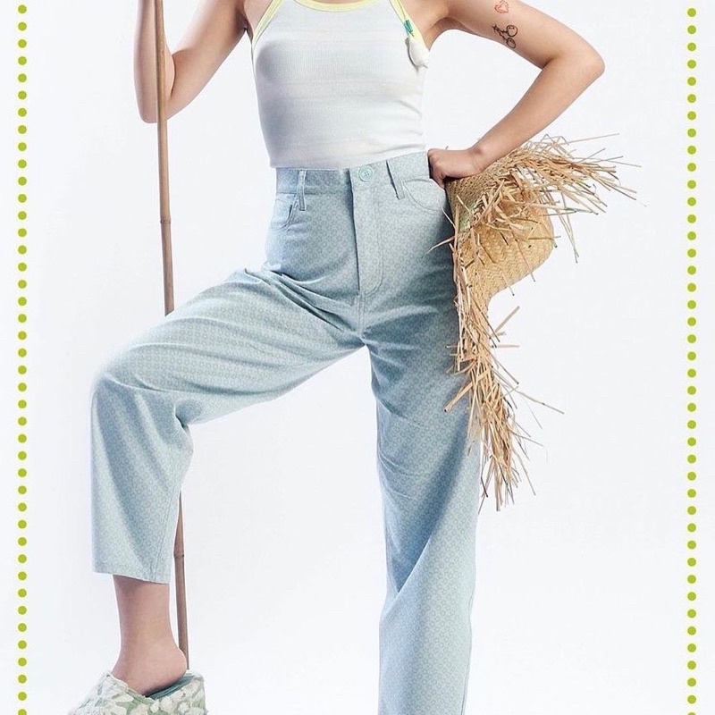 Quần SolidCheckednStriped MISTY WISH PANTS