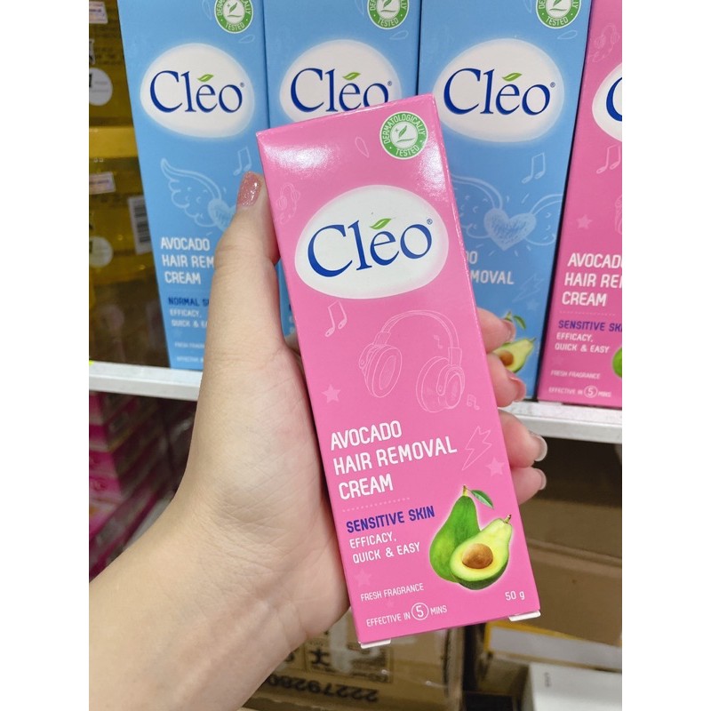 Kem Tẩy Lông Nách - Tay - Chân Cleo Avocado