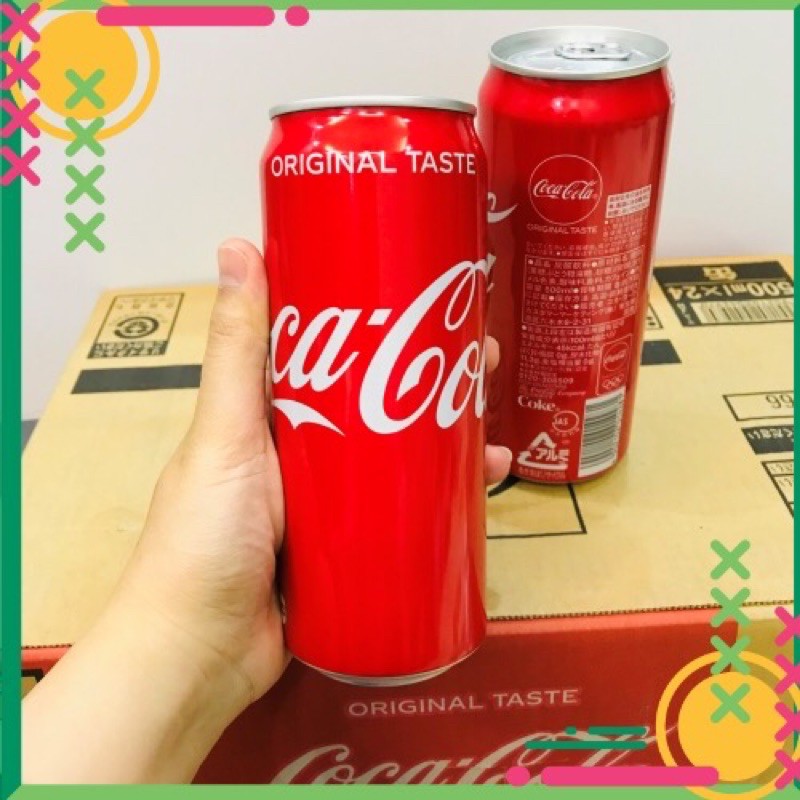 [HÀNG NỘI ĐỊA + DATE 10/2021] Coca cola NHẬT lon 500ml