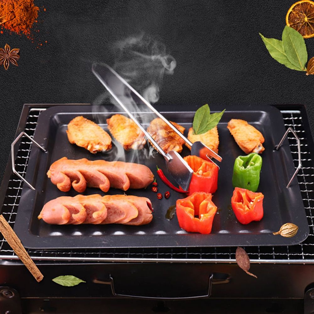 Chảo Nướng Bbq Chống Dính Dễ Vệ Sinh Phong Cách Nhật Hàn Tiện Dụng