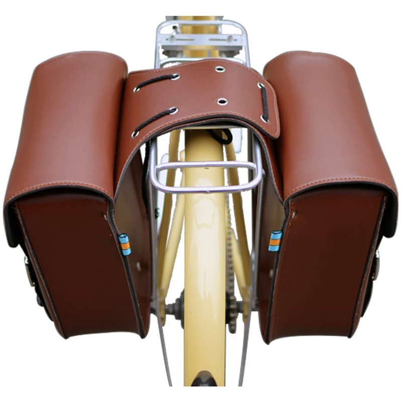 Túi Da Gắn Yên Xe Đạp Phong Cách Retro