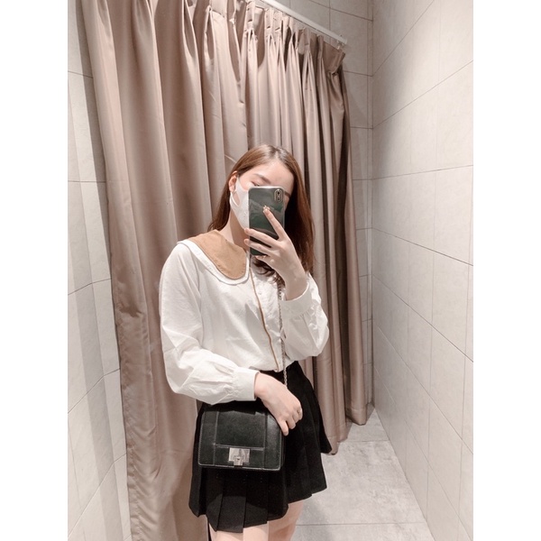 Áo sơ mi nữ kiểu babydoll cổ 2 sen 2 lớp style Thái Lan, Áo sơ mi bánh bèo nữ đi học, chơi, làm Maitrangshop92 – (TTA80)
