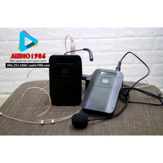 Micro không dây E8J2 wireless cho diễn giả kết nối amply loa có sẵn