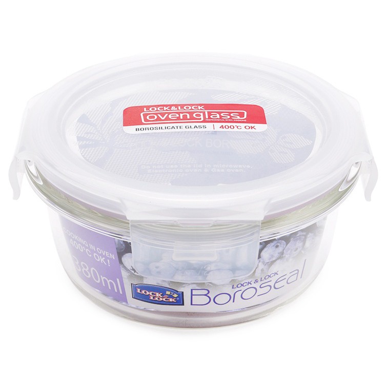 Hộp bảo quản thủy tinh hình tròn L&L LLG821 - 380ML