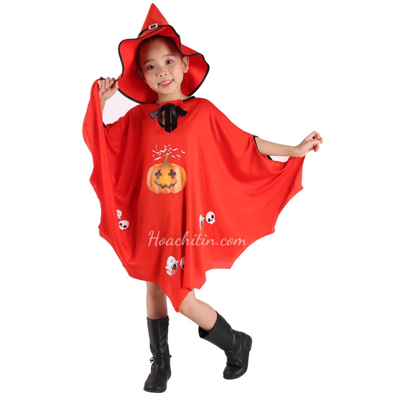 Halloween Set đồ hóa trang phù thủy gồm váy và nón | BigBuy360 - bigbuy360.vn