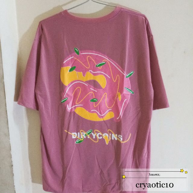 [Kèm video + hình thật] Áo tay lửng Donut Dirty Coin chất unisex
