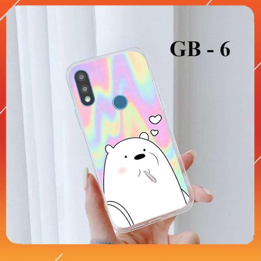 Ốp lưng Vsmart Aris Pro - Joy 4 - Live 4 - Star 4 - Star 5 - Joy 2 plus, Ốp dẻo trong in hình gấu Bear dễ thương