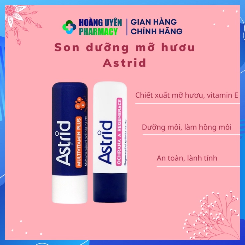 Son dưỡng môi mỡ hươu Astrid