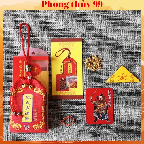 Túi thái tuế 2022 dùng cho các tuổi Dần, Thân, Tỵ, Hợi