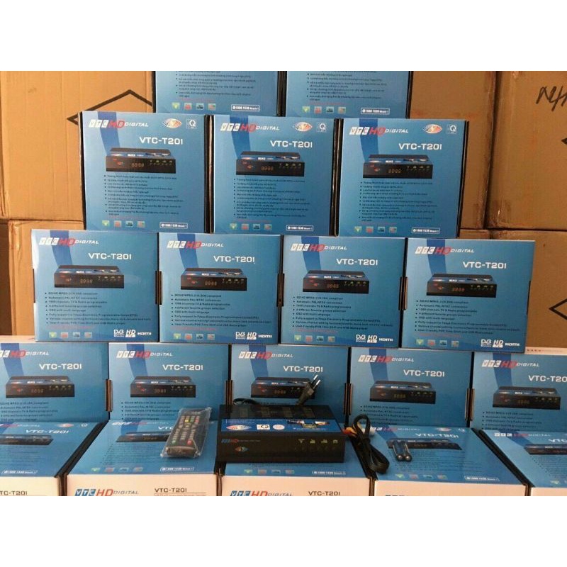 Đầu Thu Truyền Hình Số Mặt Đất DVB T2 VTC T201 Model 2021