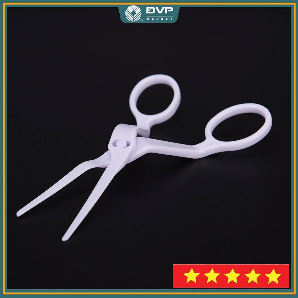 Kéo nhựa nâng hoa trang trí bánh kem