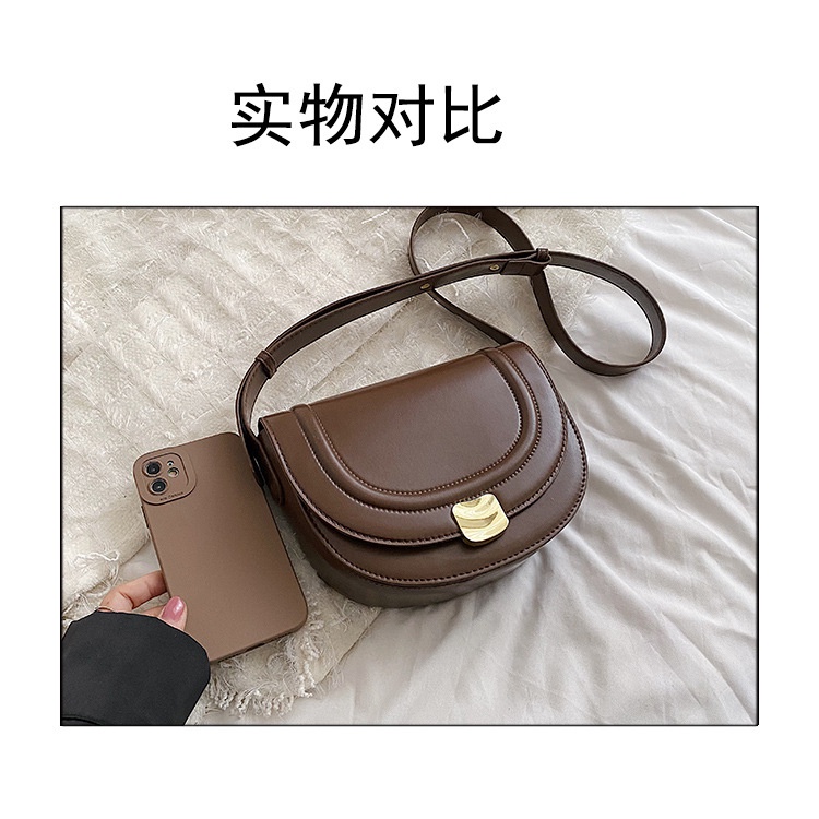 Túi đeo chéo vai JASMIN NOIR bằng da PU thời trang sành điệu cho nữ