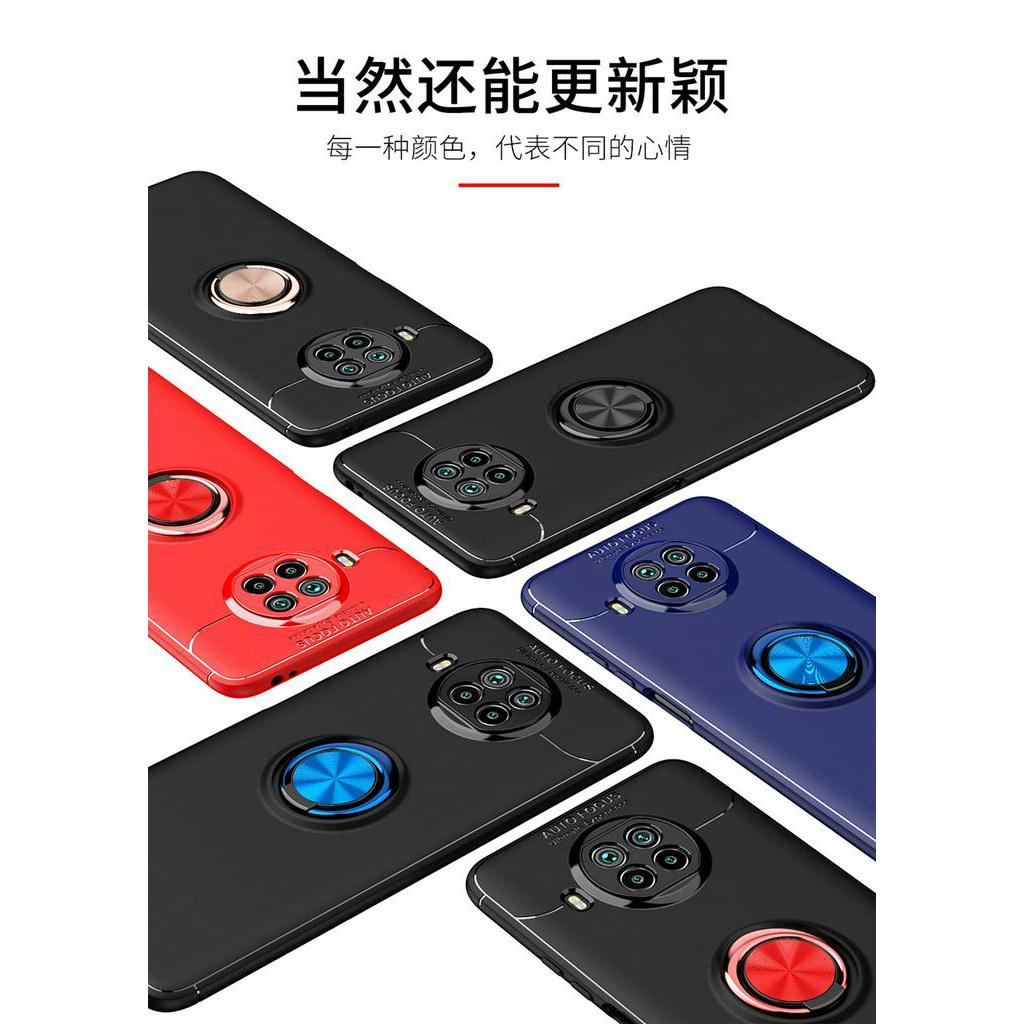 Ốp điện thoại tích hợp vòng giá đỡ nam châm dùng trên ô tô tiện lợi cho Xiaomi Mi 10t Lite 5g