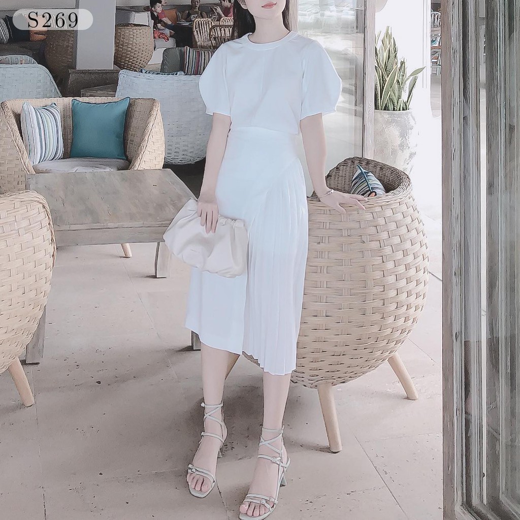 Set váy xếp ly cách điệu Juliette S269 | BigBuy360 - bigbuy360.vn