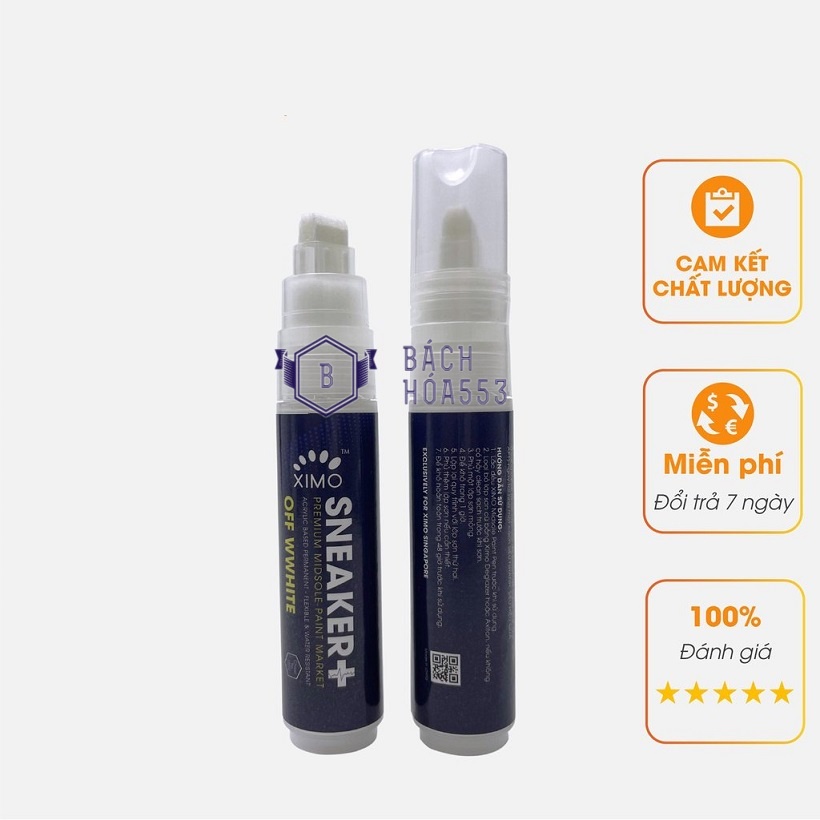 Bút Repaint đế giày tẩy trắng Ximo 15ml - Làm trắng, che ố, xước giày bị ố vàng