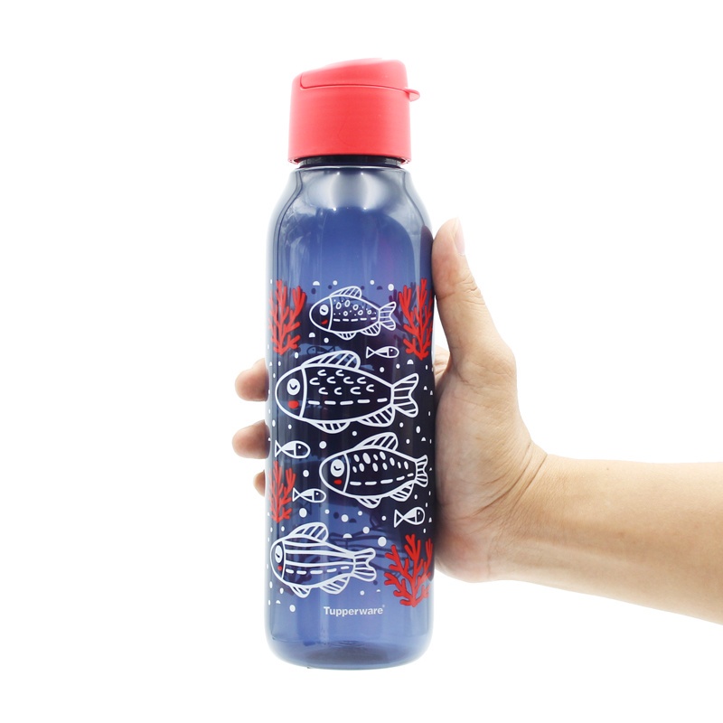 Bình nước Tupperware Eco Bottle Fancy 750ml - Bảo hành trọn đời - Nhựa nguyên sinh, an toàn sức khỏe