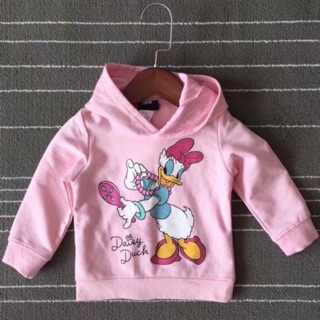 Freeship 99k toàn quốc_,Áo nỉ H&M dư xịn vịt Donald cho bé gái vnxk