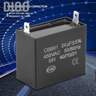Tụ Điện Didoo Cbb61 450v Ac 24uf 50 / 60hz Cho Máy Phát 400 350 300 250vac