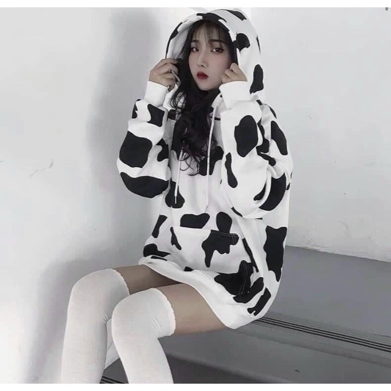 ÁO HOODIES BÒ SỮA CỰC HÓT