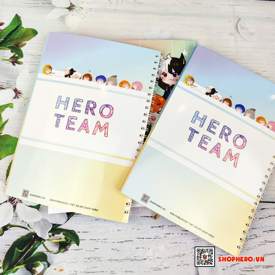 Sổ tay Hero Team khổ A5 hàng chính hãng Shop Hero