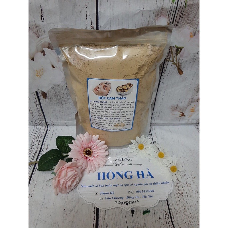 1kg Bột Cam thảo nguyên chất thơm mịn handmade