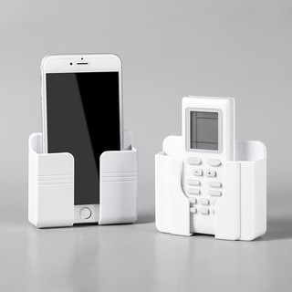 Kệ đựng điện thoại, điểu khiển remote dán tường, có lỗ sạc điện thoại, bền, chắc chắn
