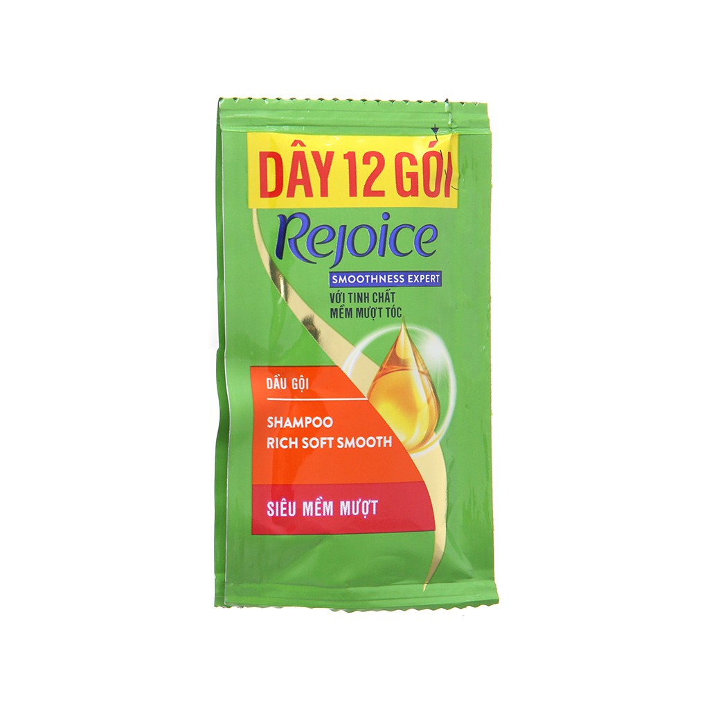 Dầu gội Rejoice siêu mềm mượt 6ml x 12 gói