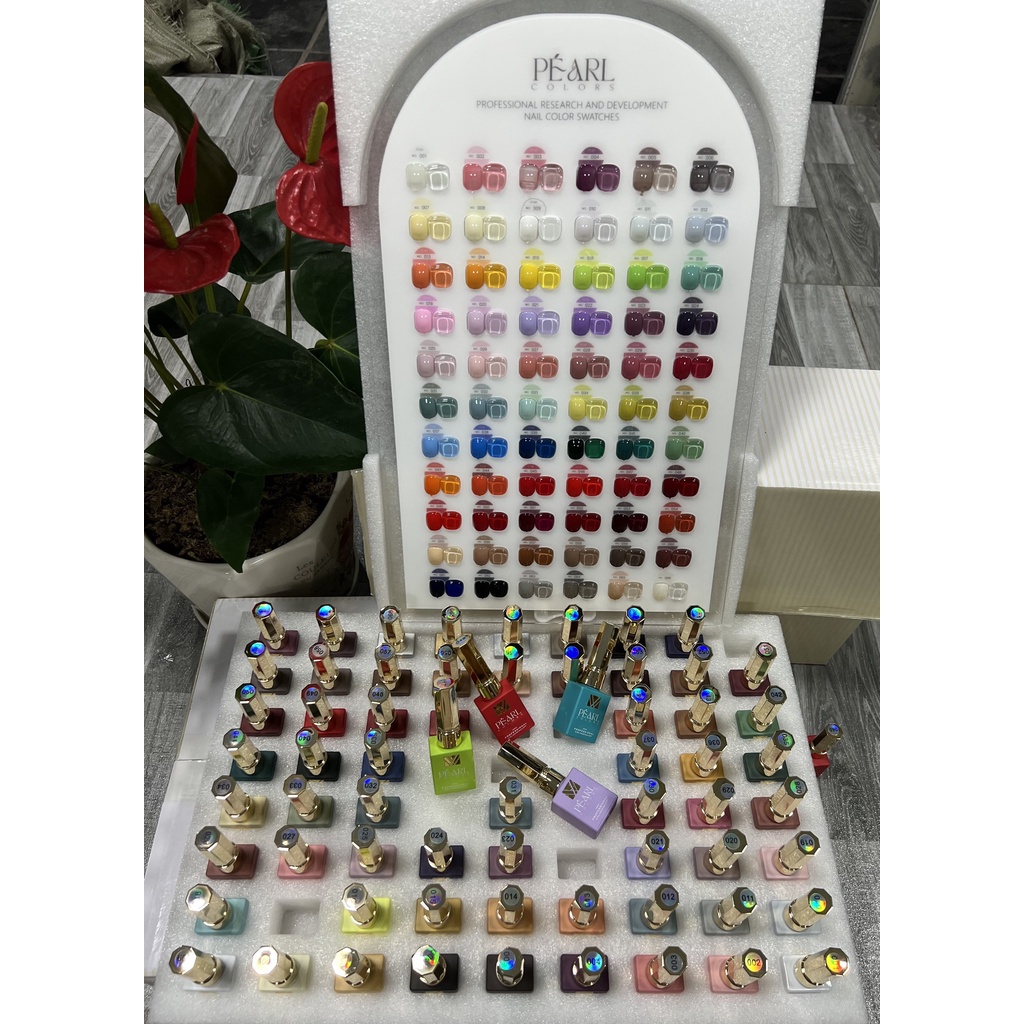 Set sơn gel 66 màu PEARL , sơn gel [ Tặng BASE, TOP, BẢNG MÀU ]