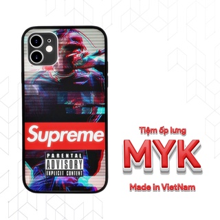 Ốp lưng SUPREME Parental Advisory Cyberpunk thời thượng cho Iphone 5 6 7 8 Plus 11 12 Pro Max X Xr SUPPOD00118