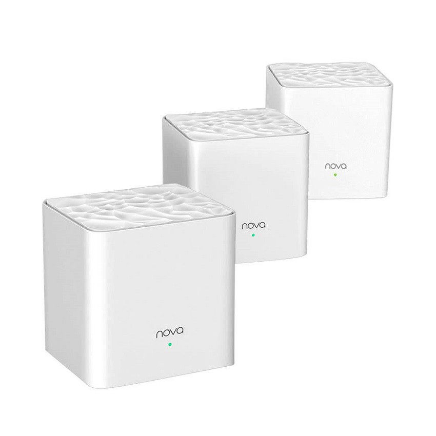 Tenda AC 1200Mbps Bộ 3 Cái Wifi Mesh- Nova MW3 - Ghép Nối Không Dây Cho Vùng Phổ Sóng Rộng Hơn 300m2 | BigBuy360 - bigbuy360.vn