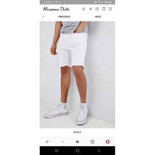 Quần Short jean Massimo Dutti
