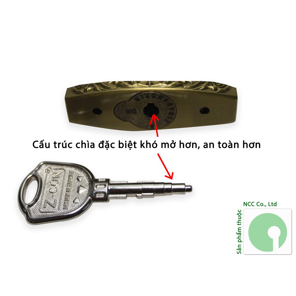 Ổ khóa chống cắt zeTOP cho gia đình - phòng trọ an toàn hơn - NPD-KhoaZeTOP-6084