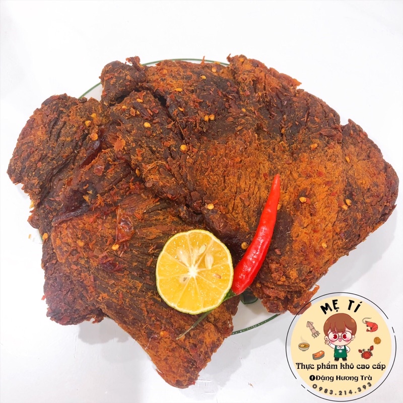 Bò Khô Nguyên Miếng Thượng Hạng, To Ướp Mật Ong 500 Gr, 100% Thịt Bò | BigBuy360 - bigbuy360.vn