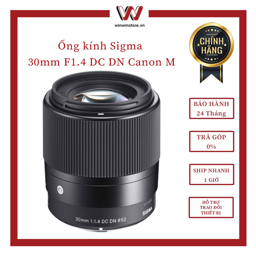 Ống kính Sigma 30mm F1.4 DC DN Canon M