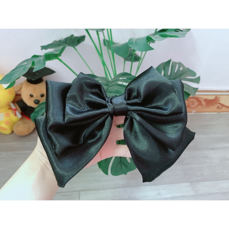 Kẹp nơ tiểu thư xinh xắn cho nữ  ( hàng thiết kế- nơ 3 tầng)