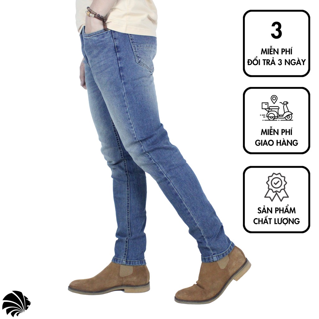 Quần jean nam - quần bò nam basic nhiều màu dáng slim fit chất liệu denim dày dặn co giãn mặc lên trẻ trung sang trọng | BigBuy360 - bigbuy360.vn