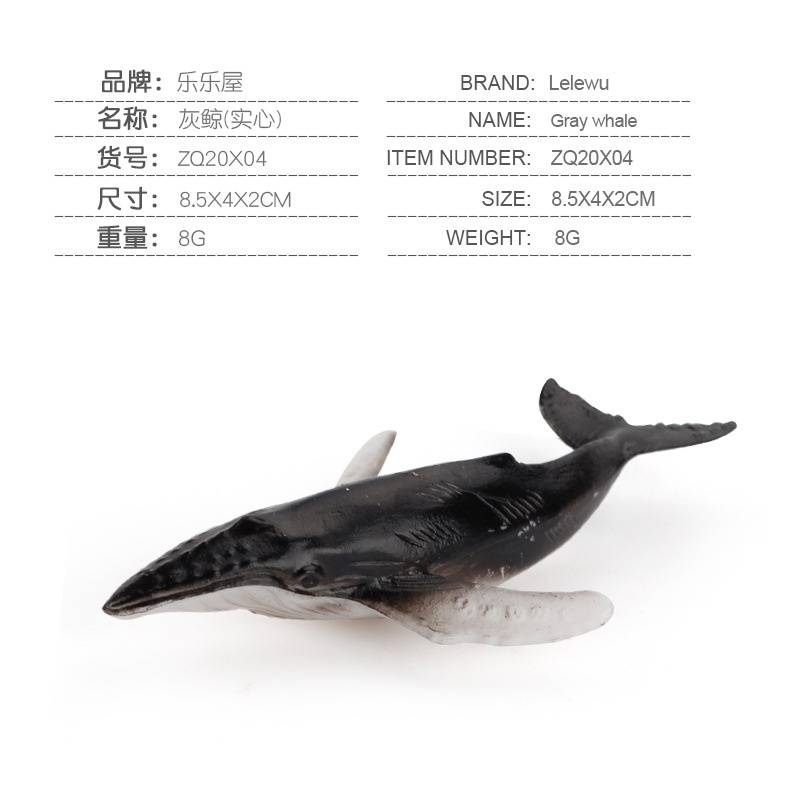 Mô Hình Cá Mập / Cá Voi Mini Thiết Kế Sống Động