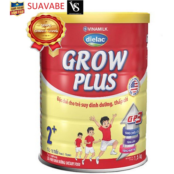 SỮA BỘT DIELAC GROW PLUS 2+ HỘP THIẾC 1.5 KG