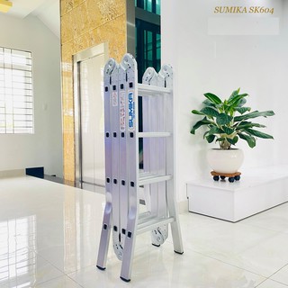 Thang nhôm 4 đoạn sumika sk604 khuyến mãi cực sốc .