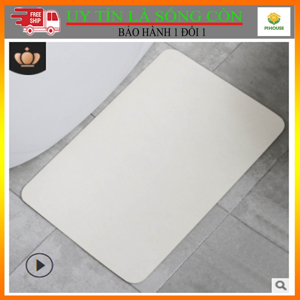 Thảm Chân Siêu Mềm Siêu Dày, Siêu Thấm Nước Chất Liệu Chống Trượt