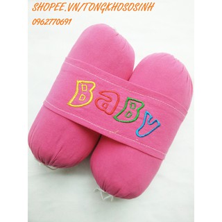 bộ gối chặn baby đỗ