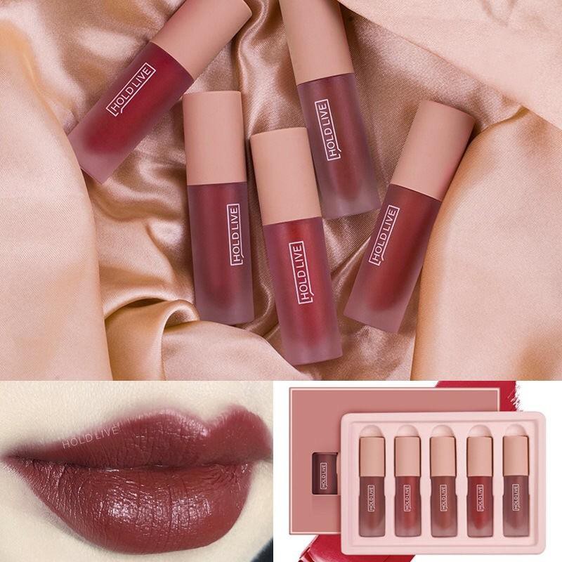 Set son kem nhung Hold Live light matte lip glaze hàng nội địa Trung