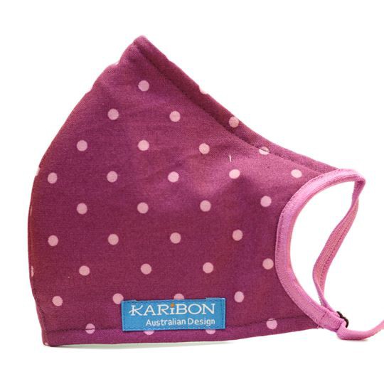 Combo 2 chiếc Khẩu trang vải Karibon Cotton 8 lớp họa tiết