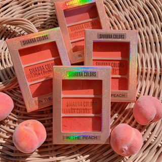 Phấn má Sivanna Colors Peach Pro Blush