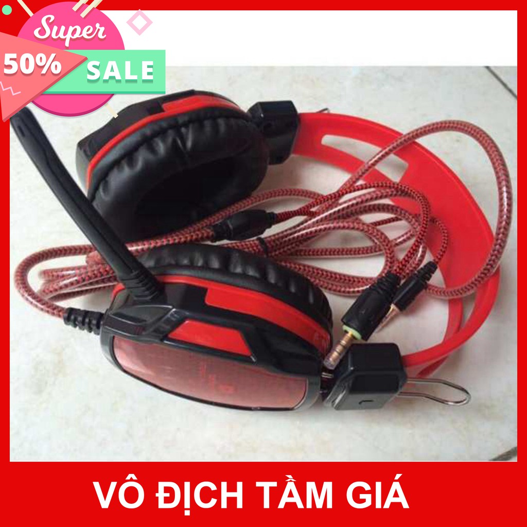 Tai Nghe Gaming Qinlian A6 Jack 3.5 - Có Mic Bắt Giọng Cực Tốt - Âm Thanh Sống Động